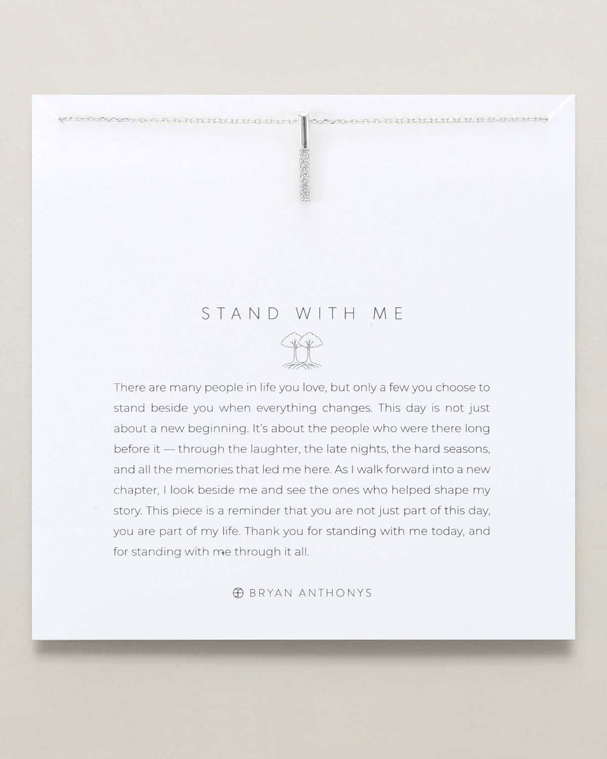 Bryan Anthonys Stand With Me Necklace