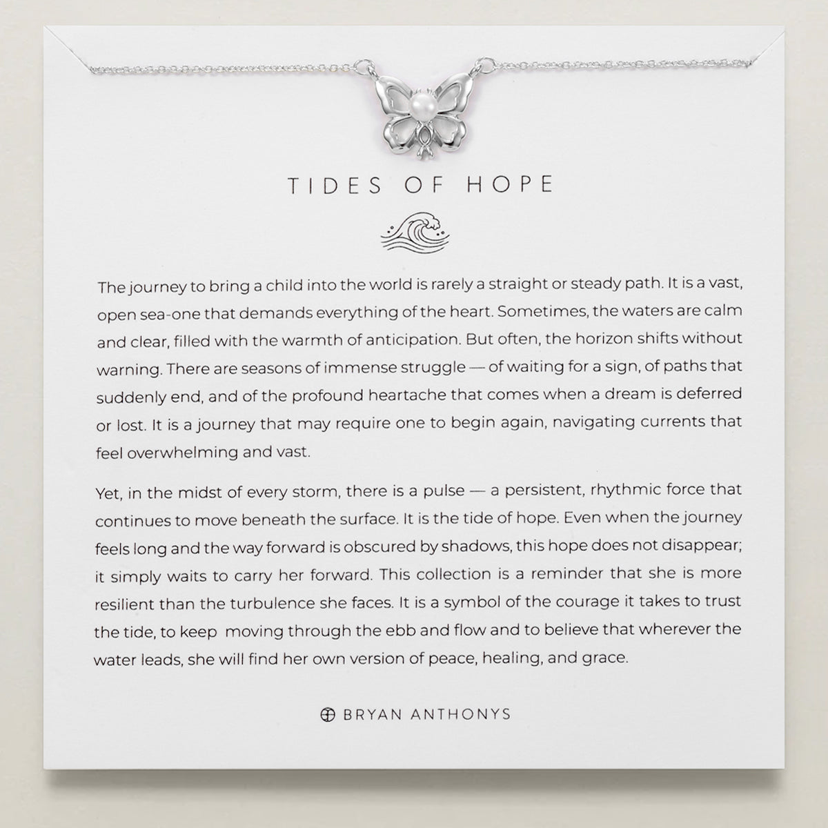 Tides of Hope Butterfly Necklace