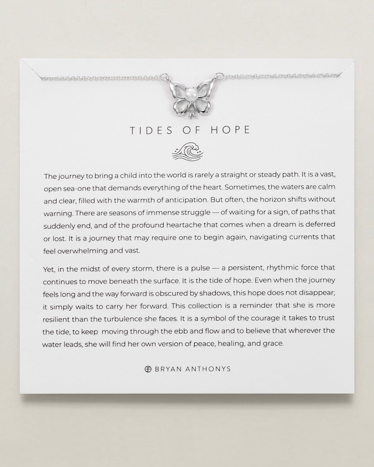Tides of Hope Butterfly Necklace