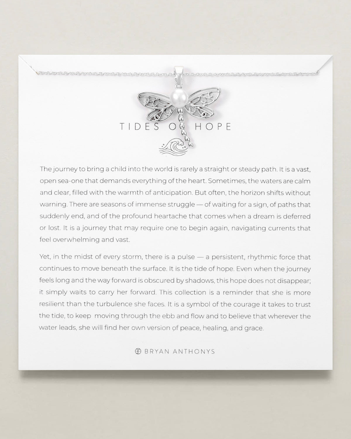 Tides of Hope Dragonfly Necklace