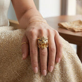 The Golden Hour Tiger Ring