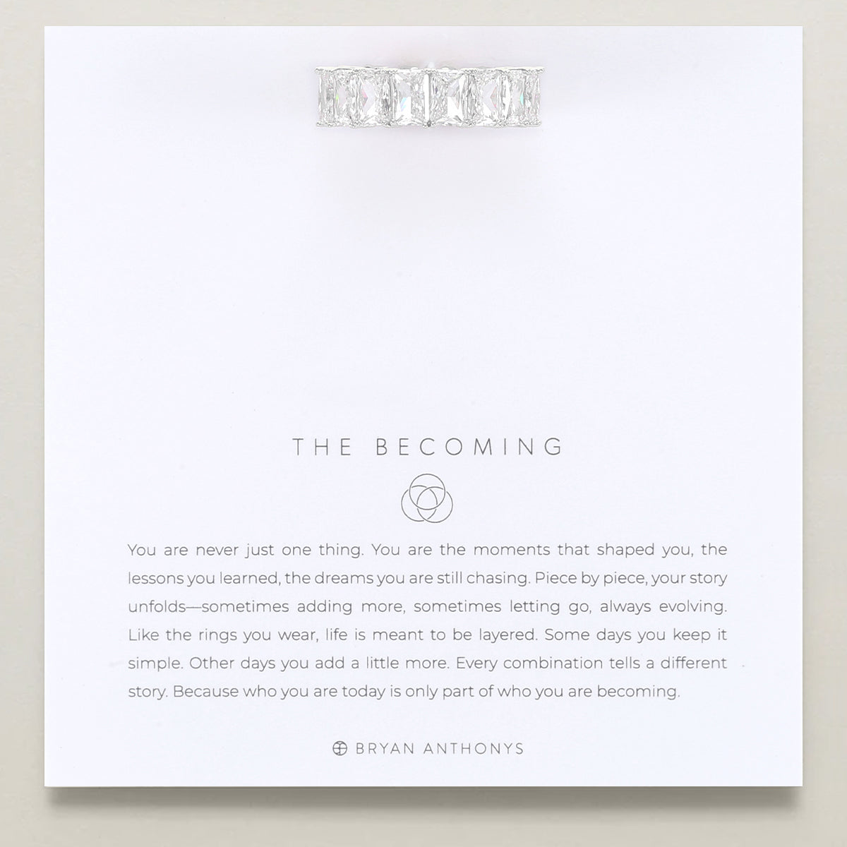 The Becoming Baguette Stacking Ring