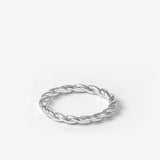 The Becoming Dainty Rope Stacking Ring
