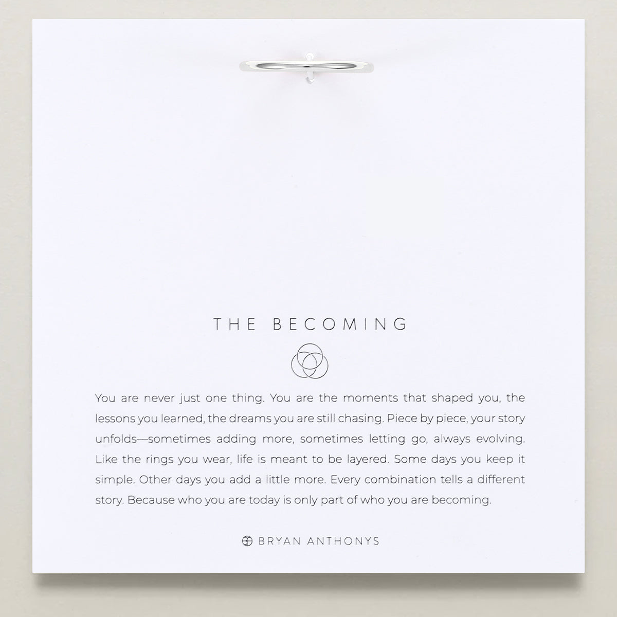 The Becoming Dainty Stacking Ring
