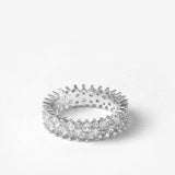 The Becoming Sunburst Stacking Ring