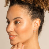 Bryan Anthonys Radiance Collection Emerald Cut Ear Jackets On Model