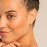 Bryan Anthonys Radiance Collection Emerald Cut Ear Jackets On Model