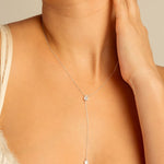 Bryan Anthonys Radiance Collection Pear Cut Lariat Necklace On Model