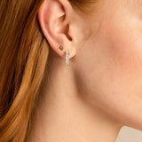 Bryan Anthonys Radiance Collection Baguette Stud Earrings On Model