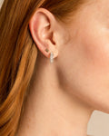 Bryan Anthonys Radiance Collection Baguette Stud Earrings On Model