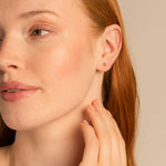Bryan Anthonys Radiance Collection Baguette Stud Earrings On Model