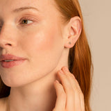 Bryan Anthonys Radiance Collection Baguette Stud Earrings On Model