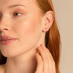 Bryan Anthonys Radiance Collection Baguette Stud Earrings On Model