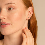 Bryan Anthonys Radiance Collection Baguette Stud Earrings On Model