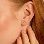 Bryan Anthonys Radiance Collection Baguette Stud Earrings On Model