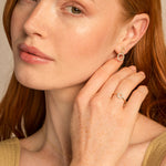 Bryan Anthonys Family Drop Earrings Gold On Model