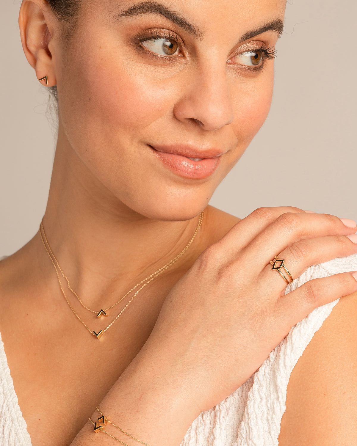 Bryan Anthonys Highs and Lows Ring Set On Model