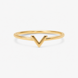 Highs & Lows Down Arrow Ring