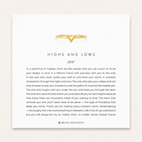 Highs & Lows Down Arrow Ring
