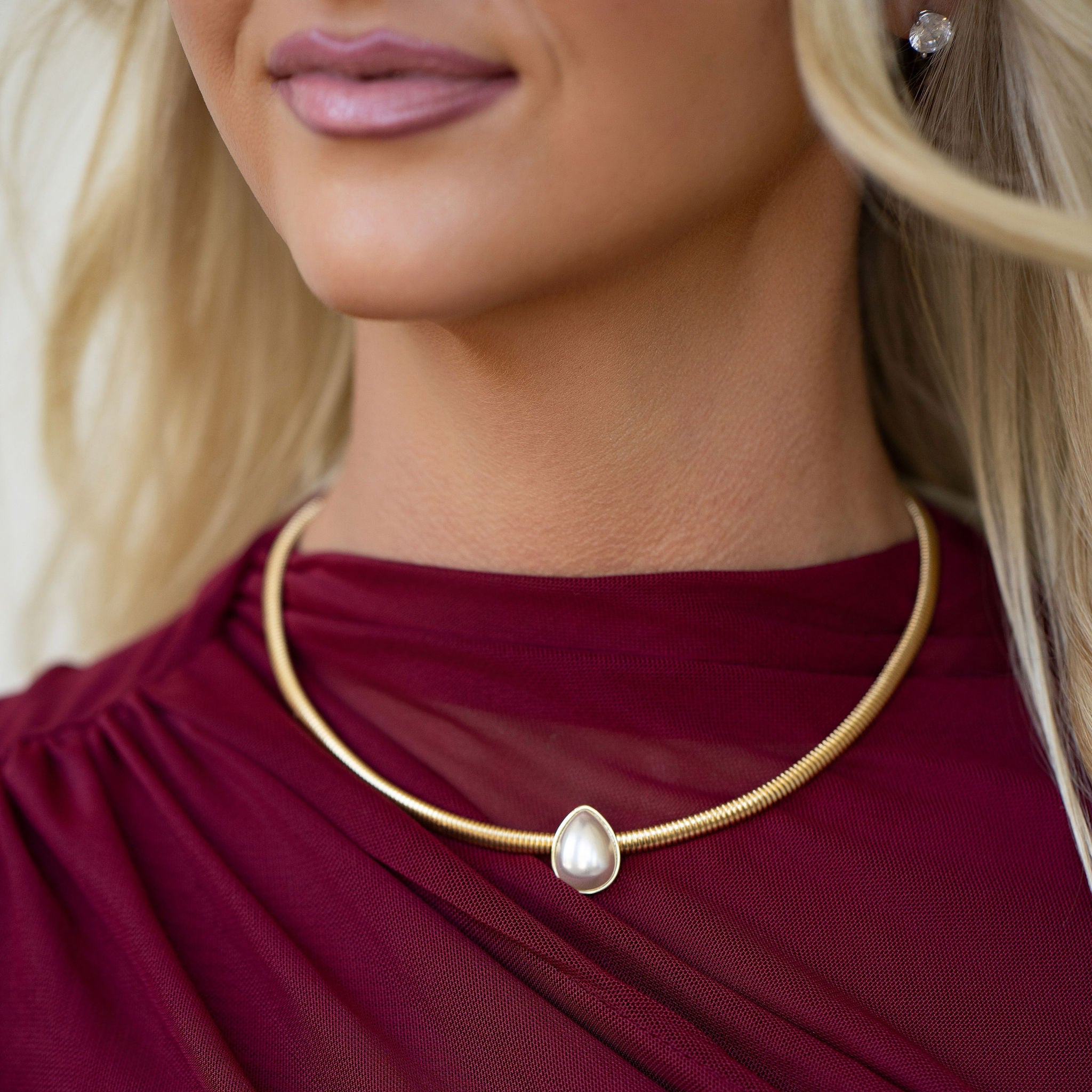 Timeless Pear Drop Necklace