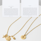 Sea Seeker & Pause Layered Necklace Set