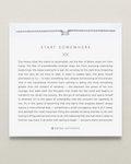 Start Somewhere Necklace