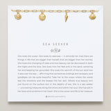 Bryan Anthonys Gold Sea Seeker Charm Bracelet On Card