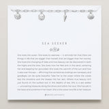 Bryan Anthonys Silver Sea Seeker Charm Bracelet On Card