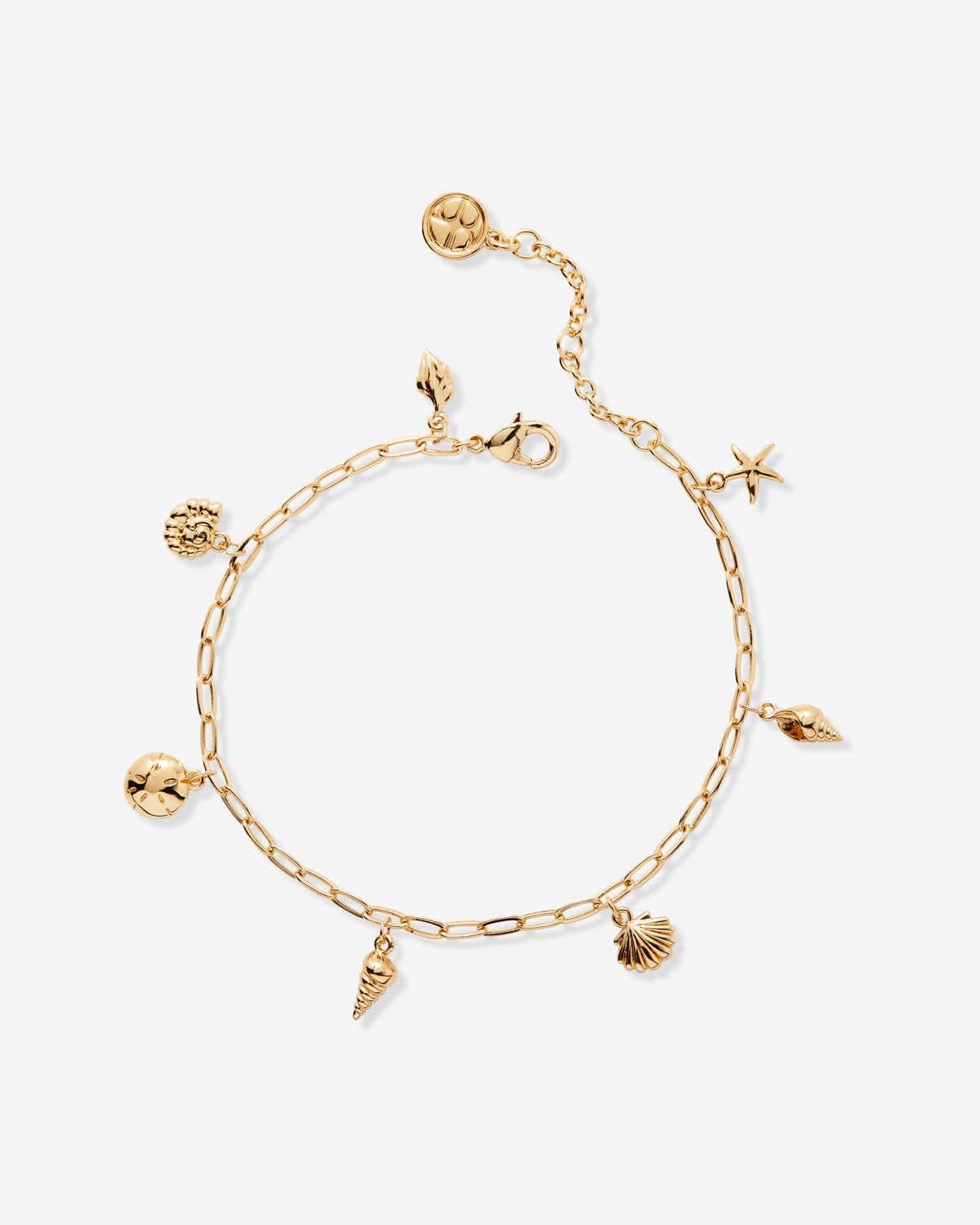 Bryan Anthonys Gold Sea Seeker Charm Bracelet Macro
