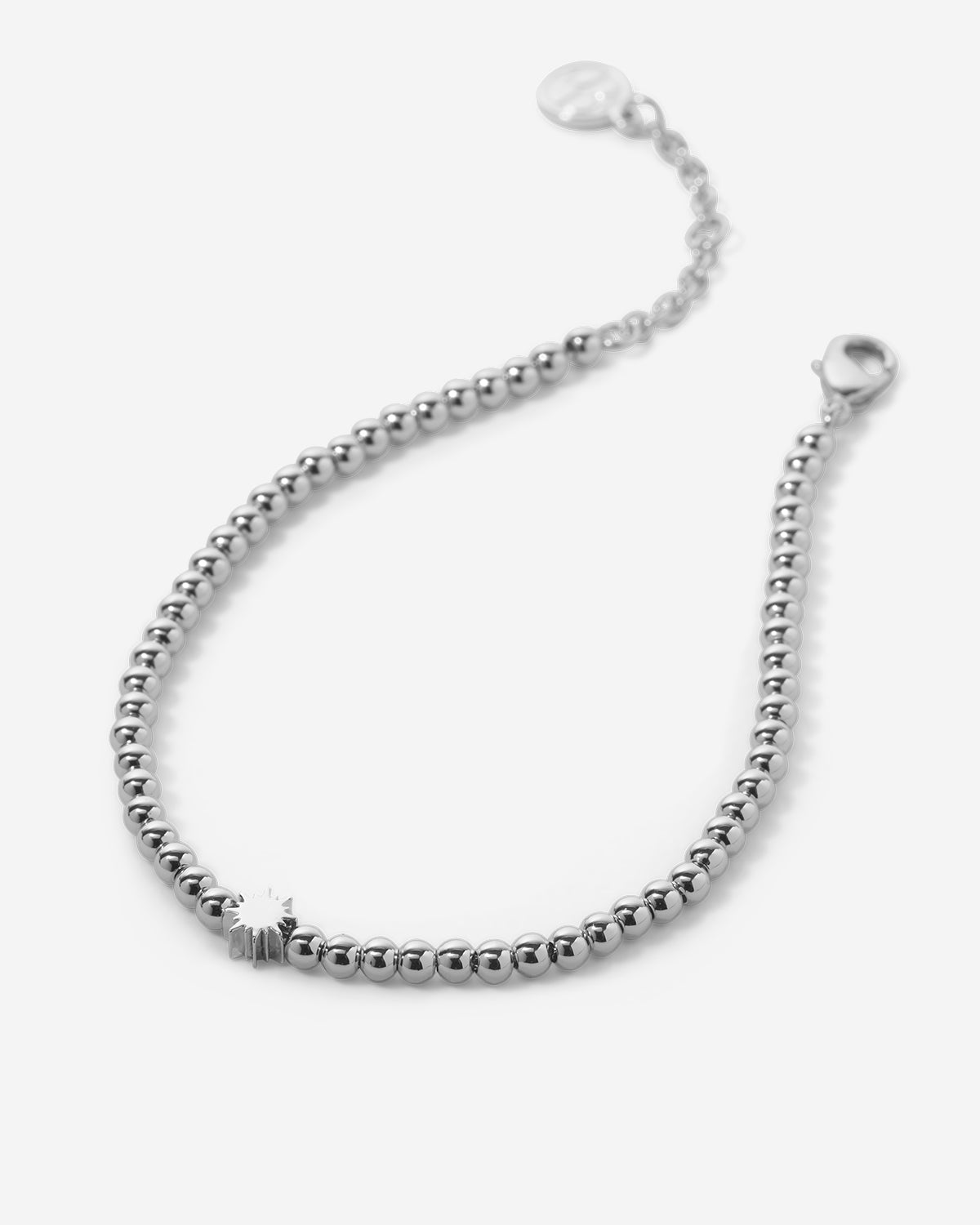 Bryan Anthonys You Are My Sunshine Silver Beaded Bracelet Macro