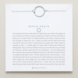 Bryan Anthonys Begin Again Bracelet On Card In Silver