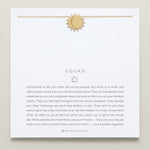 Bryan Anthonys Gold Squad Dainty Bracelet On Card