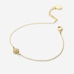 Bryan Anthonys Bloom Gold Clear Dainty Bracelet Macro