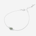 Bryan Anthonys Bloom Green Silver  Dainty Bracelet Macro