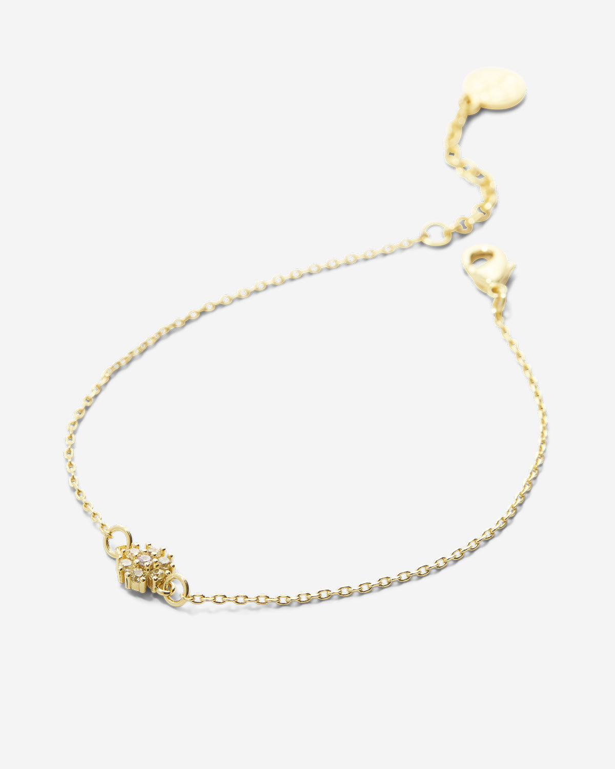Bryan Anthonys Bloom Gold Yellow Dainty Bracelet Macro