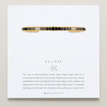 Bryan Anthonys Eclipse Pave Bangle in Gold with Meaning Card