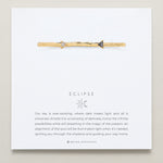 Bryan Anthonys Eclipse Collection Trillion Cuff in Gold with Meaning Card