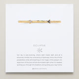 Bryan Anthonys Eclipse Collection Trillion Cuff in Gold with Meaning Card
