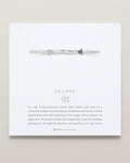 Bryan Anthonys Eclipse Collection Trillion Cuff in Silver with Meaning Card