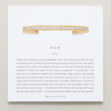 Bryan Anthonys Mom Baguette Cuff Gold On Card