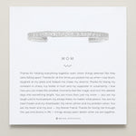 Bryan Anthonys Mom Baguette Cuff Silver On Card