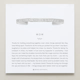 Bryan Anthonys Mom Baguette Cuff Silver On Card