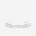 Bryan Anthonys Overcome Silver Engraved Cuff Front Macro