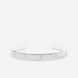 Bryan Anthonys Overcome Silver Engraved Cuff Front Macro