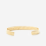 Bryan Anthonys Pause Engraved Cuff Inside Gold