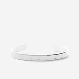 Bryan Anthonys Pause Engraved Cuff Outside Silver