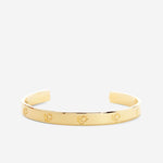 Bryan Anthonys Squad Gold Engraved Cuff Front Macro