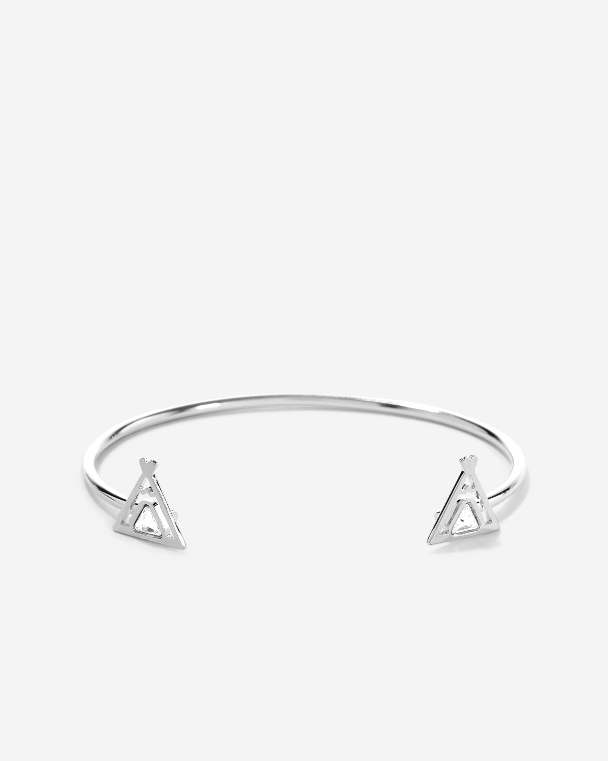 Bryan Anthonys Tribe Silver Friendship Cuff with crystals macro