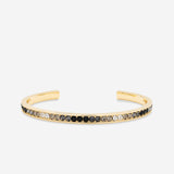 Bryan Anthonys Eclipse Pave Bangle in Gold Front Side