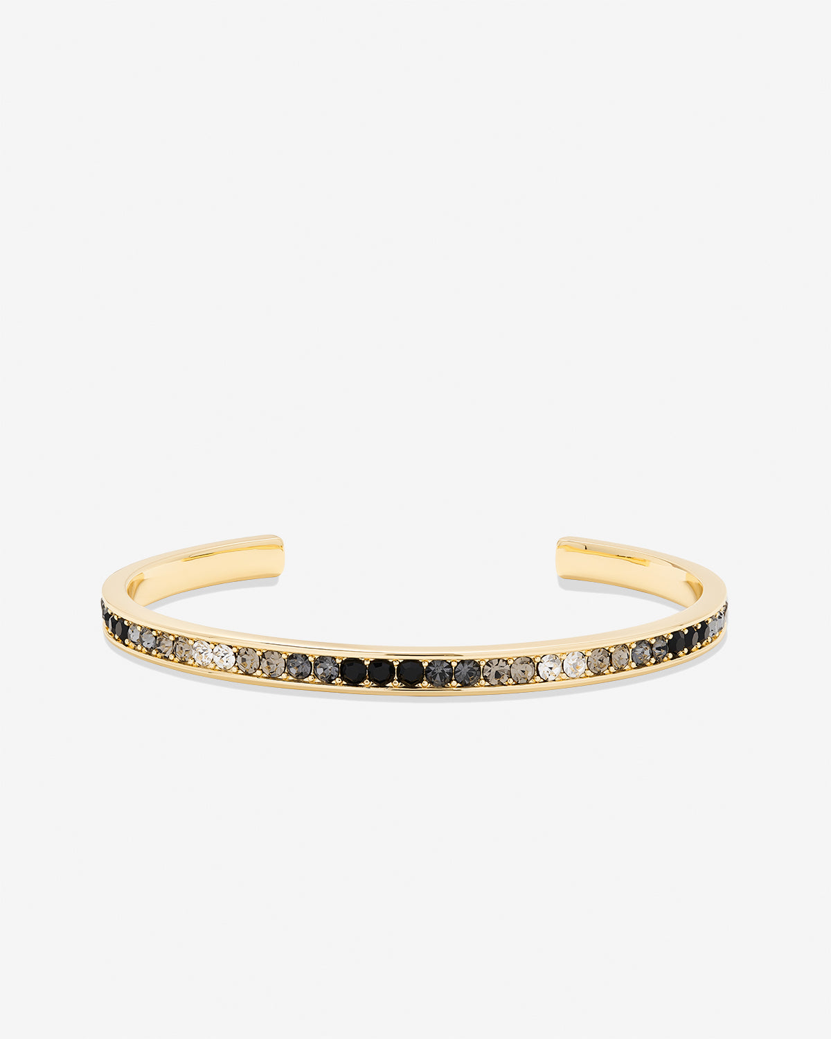 Bryan Anthonys Eclipse Pave Bangle in Gold Front Side